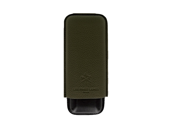 Immagine di Les Fines Lames CIGAR CASE DUO OD GREEN PEBBLE