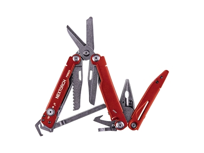 Immagine di Nextorch PIONEER PROFESSIONAL MULTITOOL (15 TOOLS) Matte Red