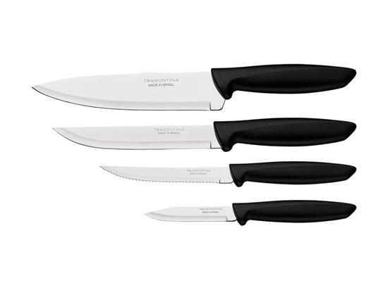 Immagine di Tramontina PLENUS NEGRO SET 4 PZ 23498/064
