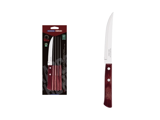 Immagine di Tramontina POLYWOOD FSC SET CARNE/BBQ 6 PZ 29899/154 Red