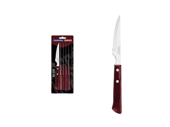 Immagine di Tramontina POLYWOOD FSC SET CHULETEROS 6 PZ 21109/674 Red