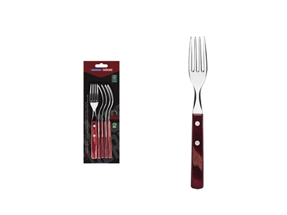 Immagine di Tramontina POLYWOOD FSC SET FORCHETTE JUMBO 6 PZ 29899/156 Red