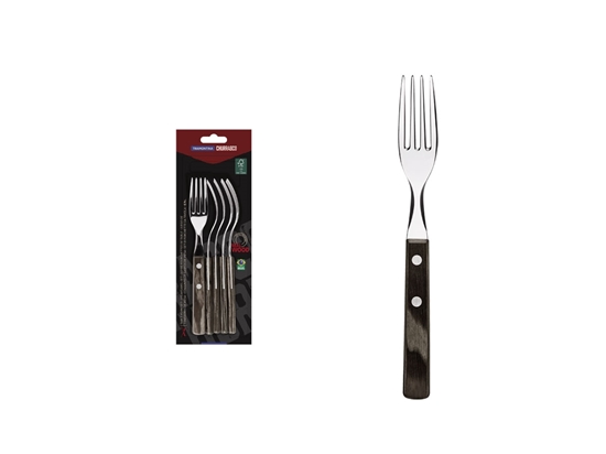 Immagine di Tramontina POLYWOOD FSC SET FORCHETTE JUMBO 6 PZ 29899/157 Brown