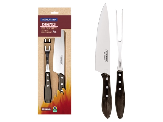 Immagine di Tramontina POLYWOOD FSC SET UTENSILI BBQ 2 PZ 29899/169