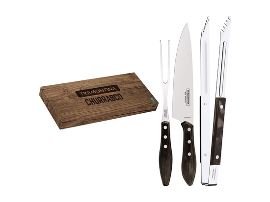 Immagine di Tramontina POLYWOOD SET UTENSILI CARNE/BBQ 3 PZ 29899/265