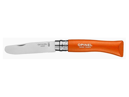 Immagine di Opinel CONFEZIONE 6 PZ N°07 INOX PUNTA TONDA "MANDARINE" (002363)