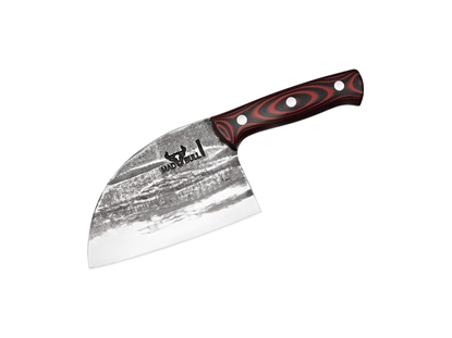 Immagine di Samura MAD BULL SMALL CHOPPER MANNAIA G-10 BLACK&RED (Cleaver) CM.14,5 SMB-0041R