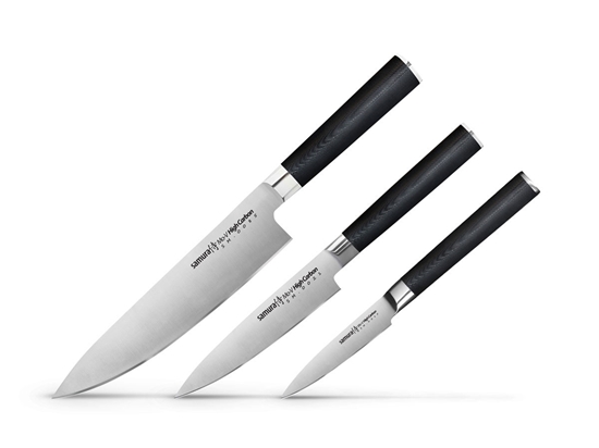 Immagine di Samura MO-V SET 3 PZ (CUOCO-FILETTARE-SPELUCCHINO) SM-0230