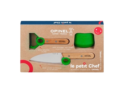 Immagine di Opinel SET "LE PETIT CHEF" 3PZ VERT (003113)