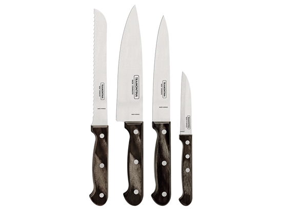 Immagine di Tramontina POLYWOOD SET COLTELLI CUCINA 4 PZ 21199/981 Brown