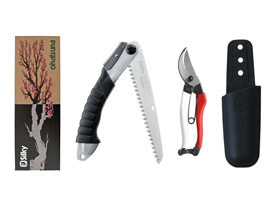 Immagine di Okatsune SET FORBICI DA POTA OKATSUNE 103 & SILKY FOLDING SAW SUPER ACCEL 7.5