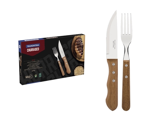 Immagine di Tramontina DYNAMIC SET CARNE/BBQ 12 PZ 22399/063
