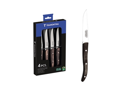 Immagine di Tramontina POLYWOOD FSC SET CARNE/BBQ 4 PZ 29899/815 Brown