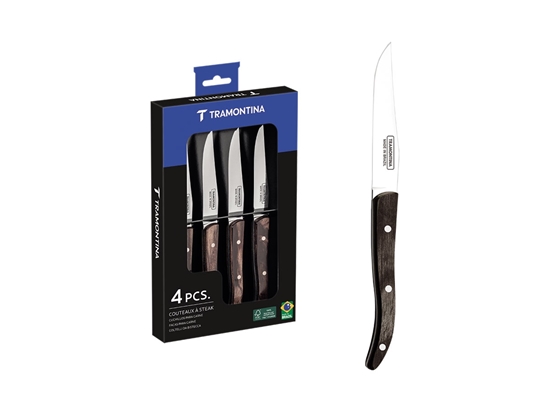 Immagine di Tramontina POLYWOOD FSC SET CARNE/BBQ 4 PZ 29899/815 Brown
