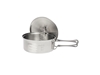 Immagine di Esbit CAMPING POT W/LID HANGER 1100ml Stainless Steel (PT1100ST)