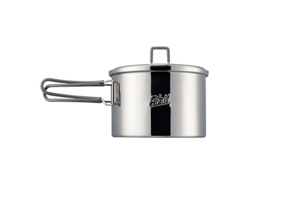 Immagine di Esbit CAMPING POT W/LID HANGER 1600ml Stainless Steel (PT1600ST)