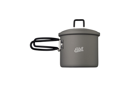 Immagine di Esbit CAMPING POT W/LID HANGER 625ml Hard anodized aluminium (PT625HA)