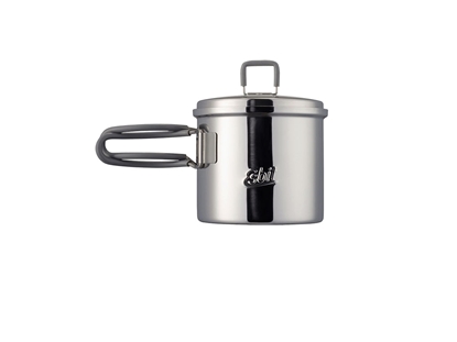 Immagine di Esbit CAMPING POT W/LID HANGER 625ml Stainless Steel (PT625ST)