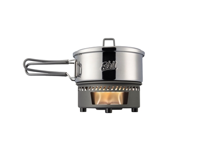 Immagine di Esbit COOKSET FOR SOLID FUEL 1000ml Stainless Steel (CS1000ST)