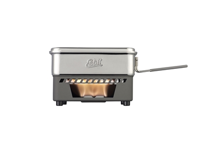 Immagine di Esbit COOKSET FOR SOLID FUEL 1100ml Stainless Steel (CS1100ST)