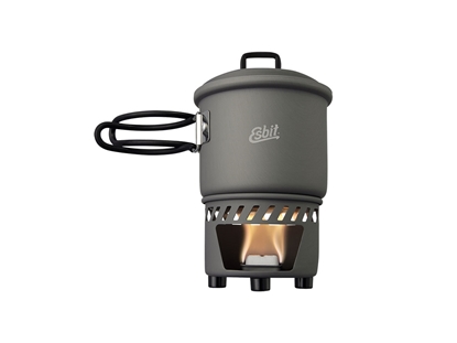 Immagine di Esbit COOKSET FOR SOLID FUEL 585ml Hard Anodized Aluminum (CS585HA)