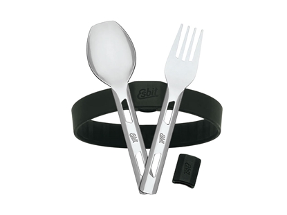 Immagine di Esbit FOOD JUG CUTLERY SET "S" Black (STC-2SL-BK-S)