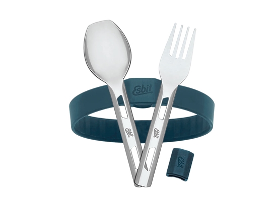 Immagine di Esbit FOOD JUG CUTLERY SET "S" Polar Blue (STC-2SL-PB-S)