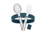 Picture of Esbit FOOD JUG CUTLERY SET "S" Polar Blue (STC-2SL-PB-S)