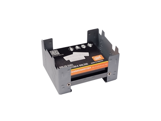 Immagine di Esbit POCKET STOVE W/SOLID FUEL TABLETS 20x4g (00209000-D-HH)