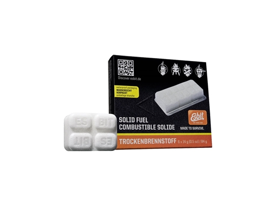 Immagine di Esbit SOLID FUEL TABLETS 6x14g (00112100-D-HH)