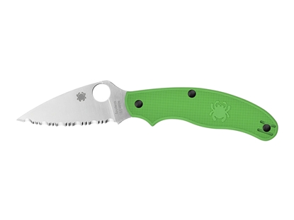 Immagine di Spyderco UK PENKNIFE SALT GREEN SERRATED C94SGR