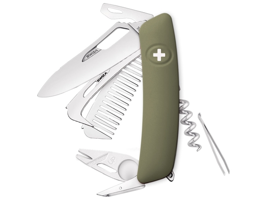 Immagine di Swiza SH09R-HTT HORSE & TICK TOOL Olive (KSH.0160.1050)