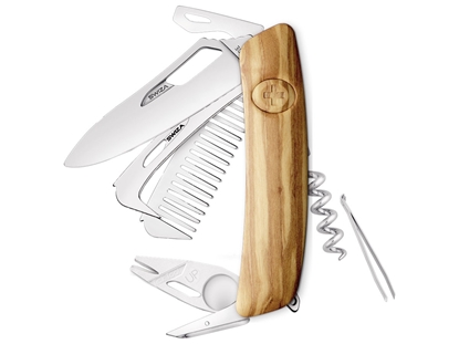 Immagine di Swiza SH09R-HTT HORSE & TICK TOOL Wood Olive (KSH.0160.6310)