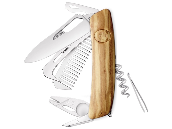 Immagine di Swiza SH09R-HTT HORSE & TICK TOOL Wood Olive (KSH.0160.6310)