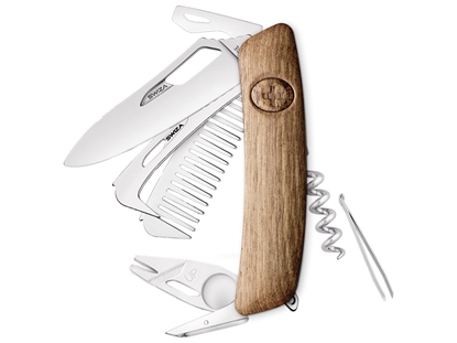 Immagine di Swiza SH09R-HTT HORSE & TICK TOOL Wood Walnut (KSH.0160.6300)