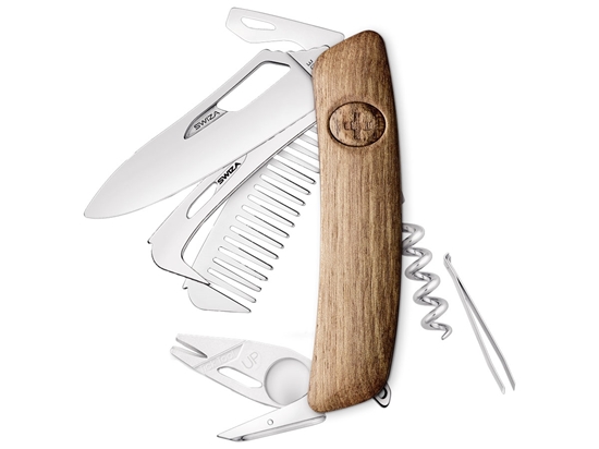 Immagine di Swiza SH09R-HTT HORSE & TICK TOOL Wood Walnut (KSH.0160.6300)