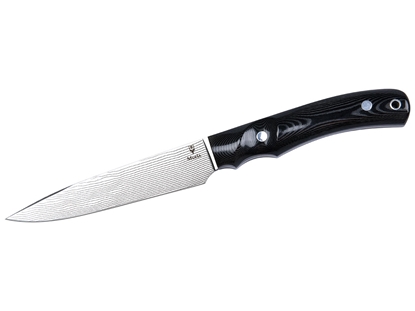 Immagine di Muela CRIOLLO MICARTA BLACK DAMASCUS 14M.DX GIFT BOX