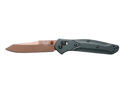 Immagine di Benchmade OSBORNE 940FE-2601 REVERSE TANTO TAIGA GREEN ALUMINUM