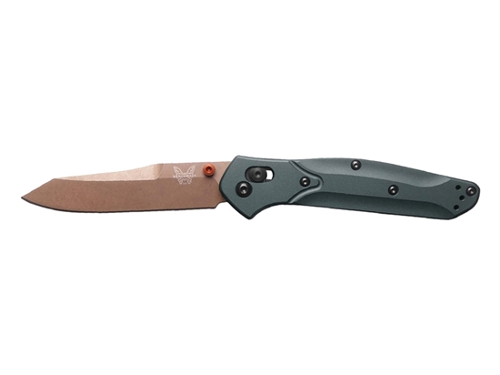 Immagine di Benchmade OSBORNE 940FE-2601 REVERSE TANTO TAIGA GREEN ALUMINUM