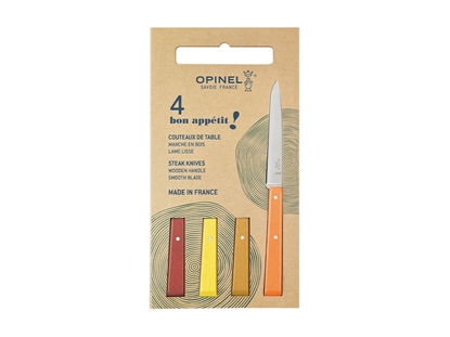 Immagine di Opinel BON-APPÉTIT N°125 Box 4 pz TAVOLA "AGRUMES" (003270)