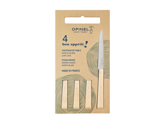Immagine di Opinel BON-APPÉTIT N°125 Box 4 pz TAVOLA "CHARME" (003324)