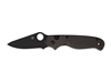 Immagine di Spyderco BUTTONUP CARBON FIBER PLAIN BLACK BLADE C275CFPBK