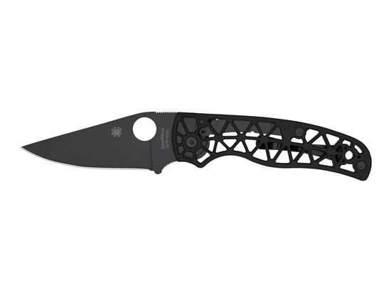 Immagine di Spyderco EDGERATI BLACK ALUMINIUM BLACK BLADE PLAIN C266BKALBKP