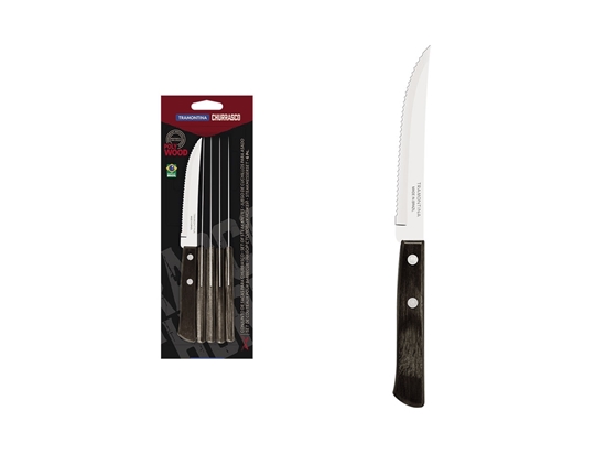 Immagine di Tramontina POLYWOOD FSC SET CARNE/BBQ 6 PZ 21198/915 Brown