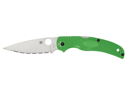 Immagine di Spyderco NATIVE CHIEF SALT GREEN SERRATED LC200N C244SGR